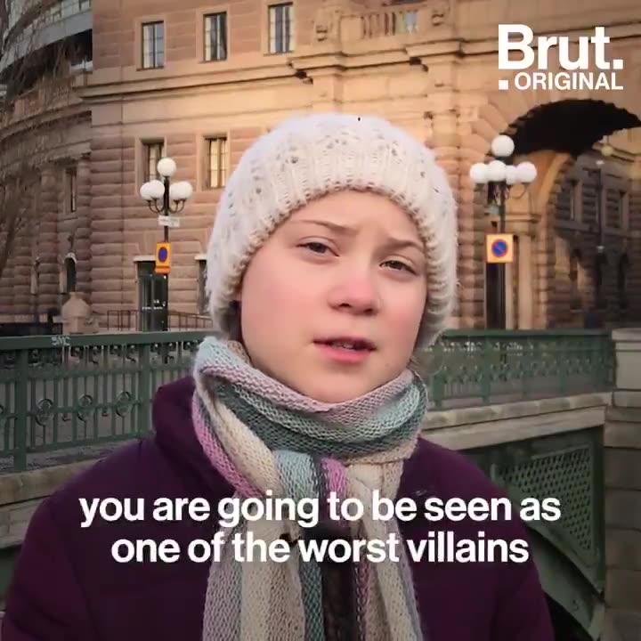 Flashback to when a younger Greta Thunberg had a message for Trump