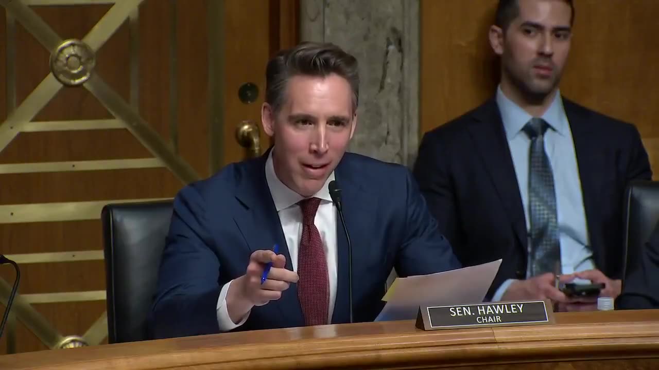 Sen. Josh Hawley grills Allstate chief claims officer Mike Fiato