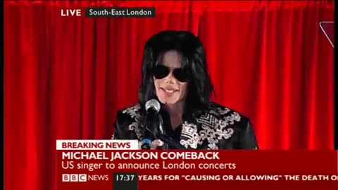 Michael Jackson announce comeback 2009 (This is It!)