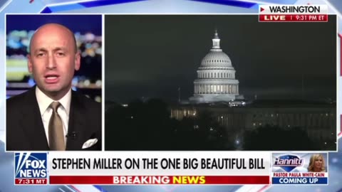 Stephen Miller Discusses the ‘Big Beautiful Bill’