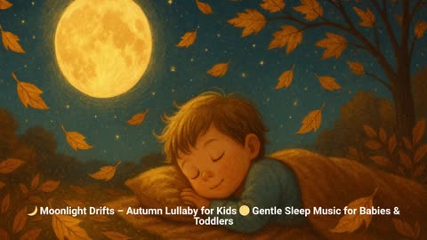 ✨ Moonlight Drifts – Autumn Lullaby for Kids 🌕 Gentle Sleep Song for Babies & Toddlers