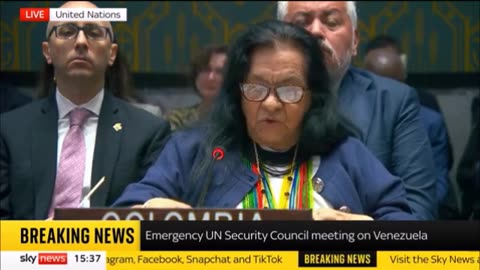 Colombia Statement Emergency UN Security Council meeting on US Maduro Kidnap & Venezuela Attack