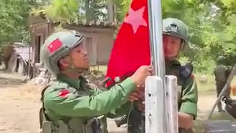 🚩🏞️ Myanmar War | PDF Captures and Flags Pyusawhti Camp in Shwebo | RCF