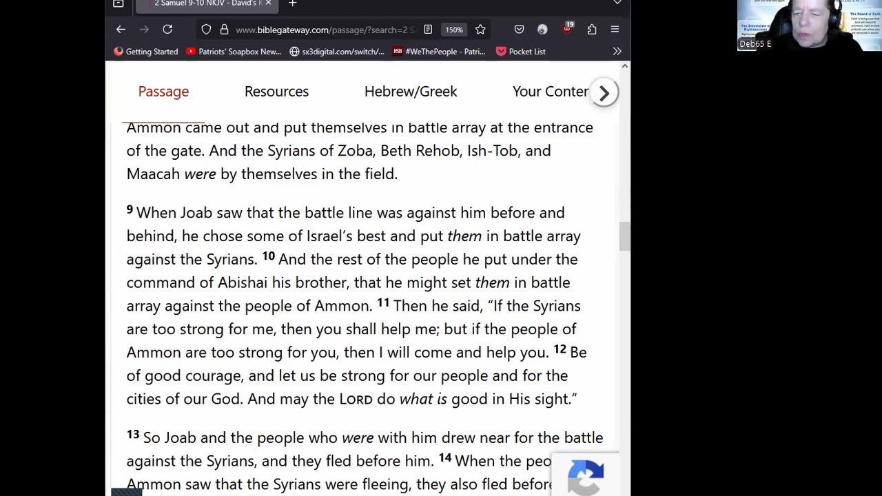 Journey Through The Bible -- 2 Samuel 9-10 King David Shows Kindness To Mephibosheth 05112025