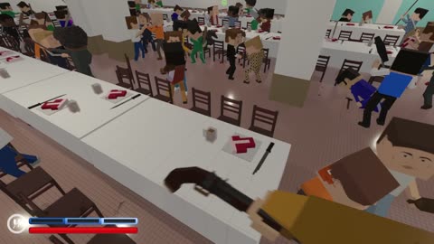 Cafeteria Fight - (Paint The Town Red) - (No Commentary).