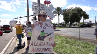 Special Coverage of the "No Kings Day" Protest in Brevard County 10 -18-2025 video 2
