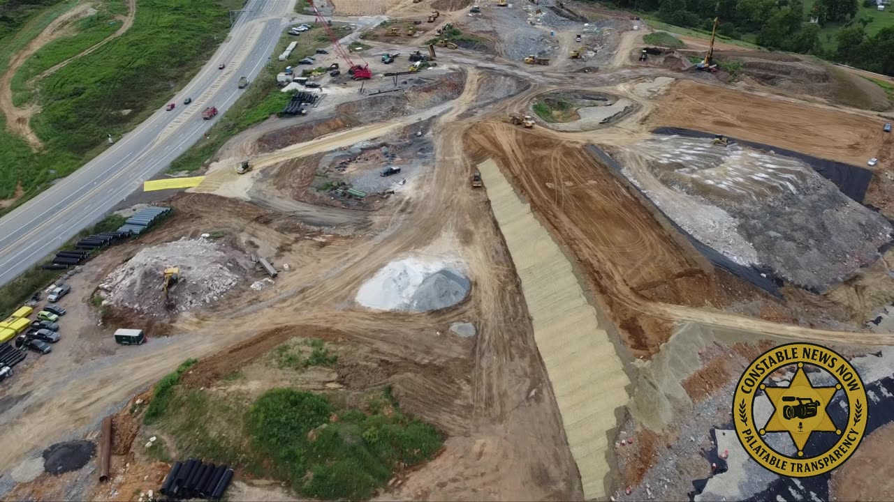 PA Interstate 80 Exit 161 interchange construction