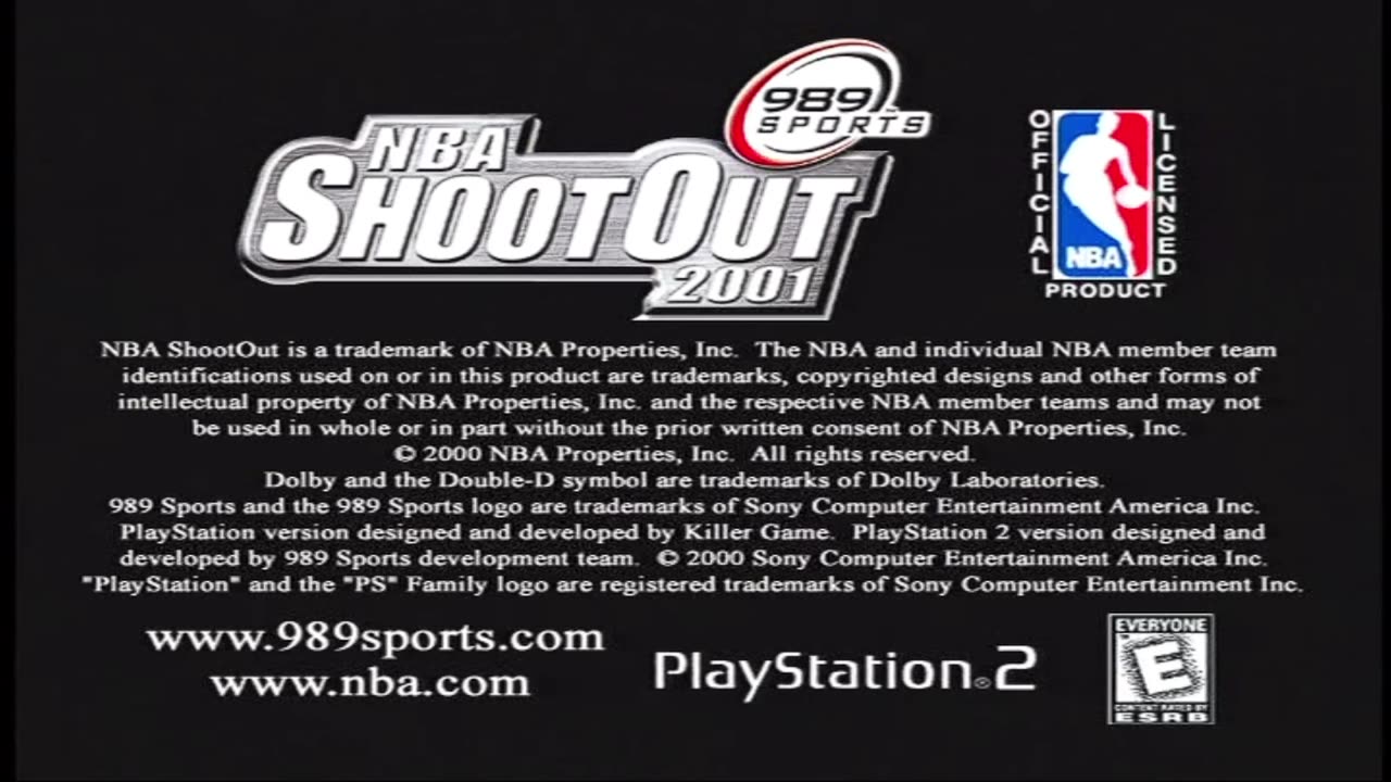 NBA Shootout 2001 Trailer