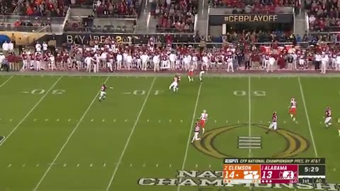 La Finale du championnat Nationale du Football de la NCAA 2019 Clemson vs Alabama