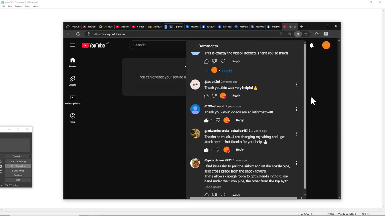 Edge Chrome not showing all comments