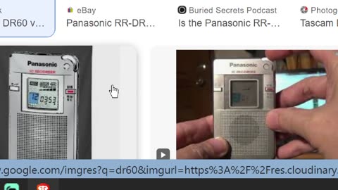DR-60 is a cheap voice recorder used on paranormal shows - poor caching = random sounds - TOTC