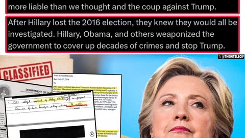 HILLARY behind coup to cover up decades of crimes.