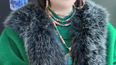 250512-9 Sleeping Beauty Turquoise & Red Spiny Oyster Necklace