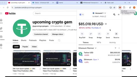 How To Create flash USDT || Make USDT Via Software | فلاش usdt #usdt #usdttrc20