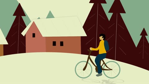 cycling exercise, Man riding bicycle in city.