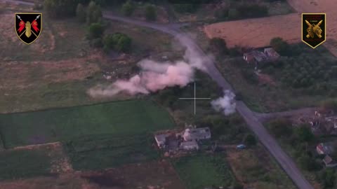 Two Ukrainian Tanks Moving On Russian Positions Simultaneously