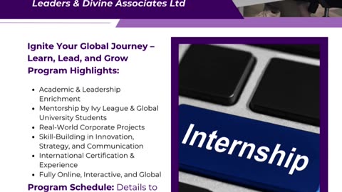 Winter Camp & Internship 2025 with Divine Associates Ltd.