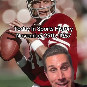 THE HISTORIC SPORTS MOMENT OF NOVEMBER 29th, 1987