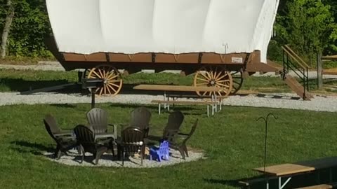 Would you sleep in a covered wagon?