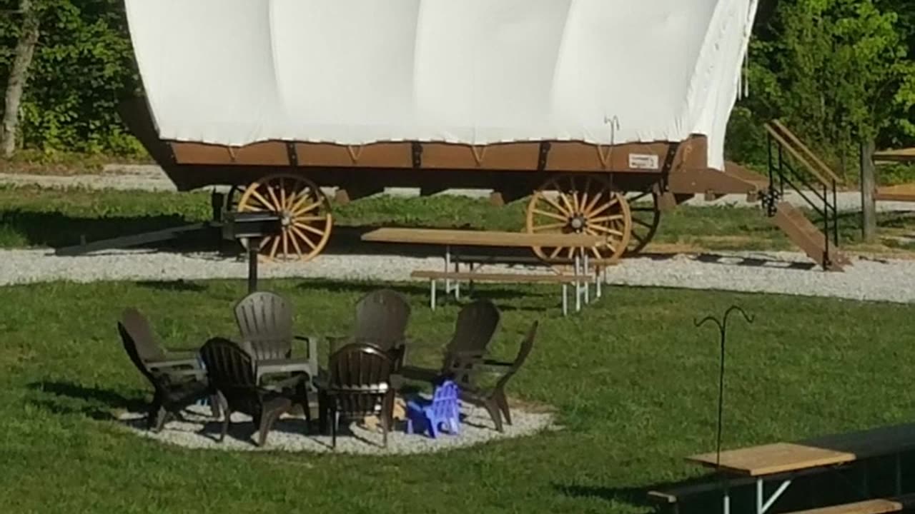 Would you sleep in a covered wagon?