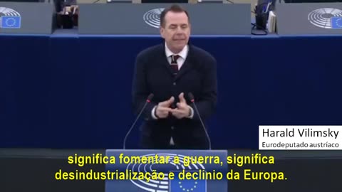EIS A UE !!! Harald Vilimsky - Eurodeputado austríaco