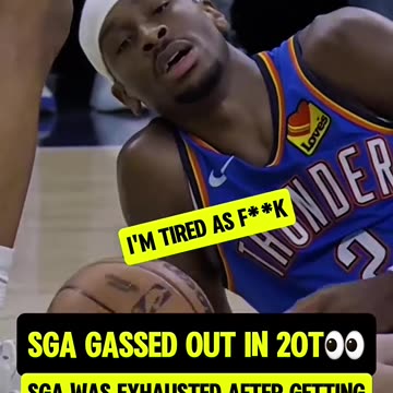 SGA GASSED OUT IN 2OT