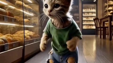 Hungry cat