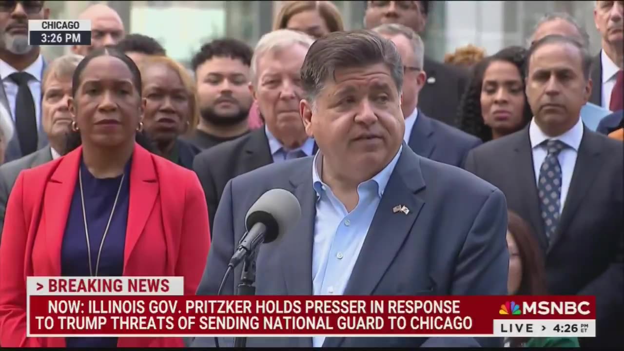 Illinois Governor JB Pritzker to Trump: "If you hurt my people, nothing will stop me"