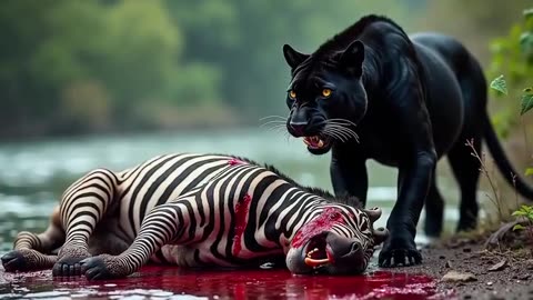 Black Panther Vs Animals