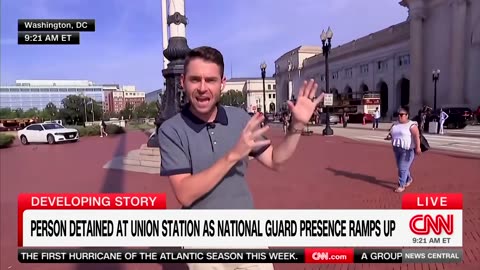 CNN Reporter Admits Trump's DC Crime Crackdown Is Cleaning Up Loitering At Famous Landmark
