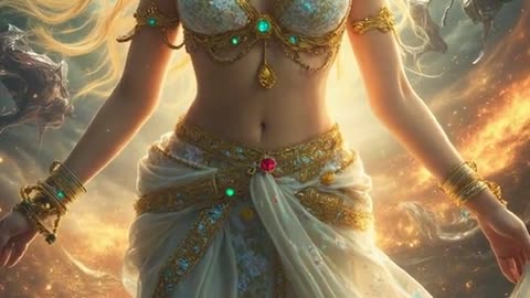 Divine Beauty's Dance of Destruction