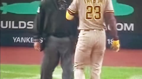 Tatis Jr tells ump where he can shove that strikeout