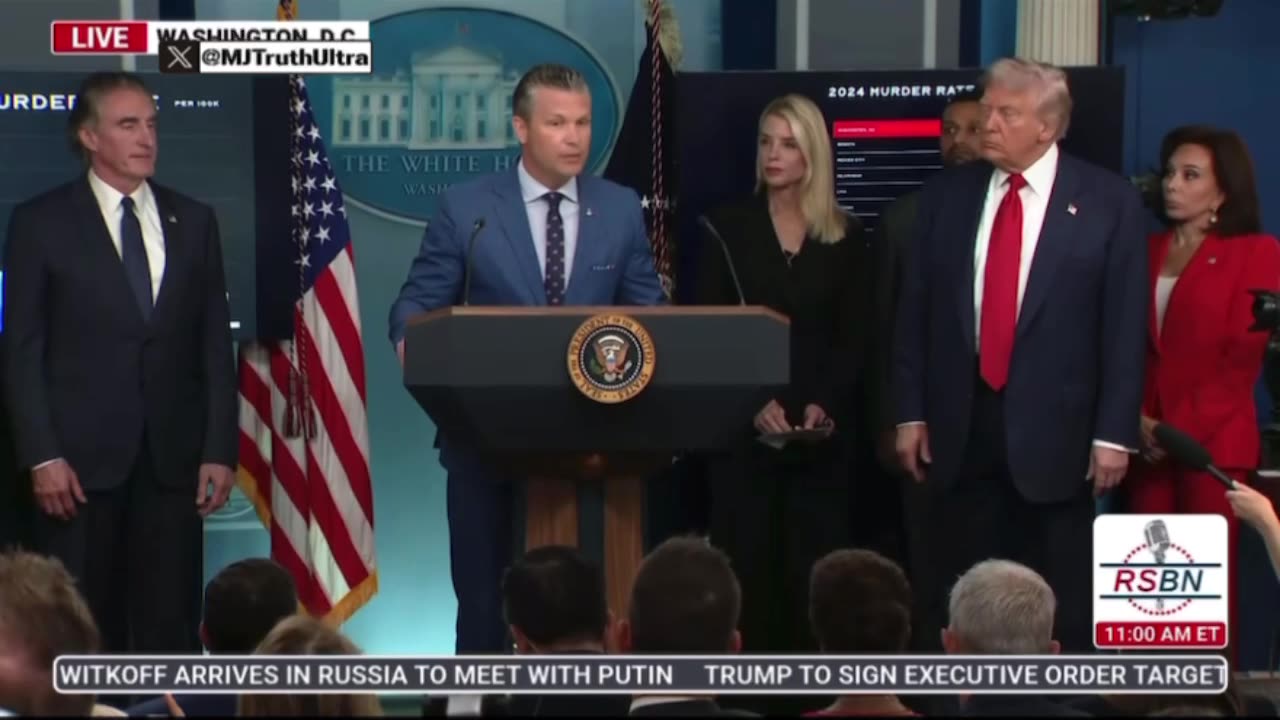 Pete Hegseth: Military will come Flowiny into the Streets of DC in the coming Week