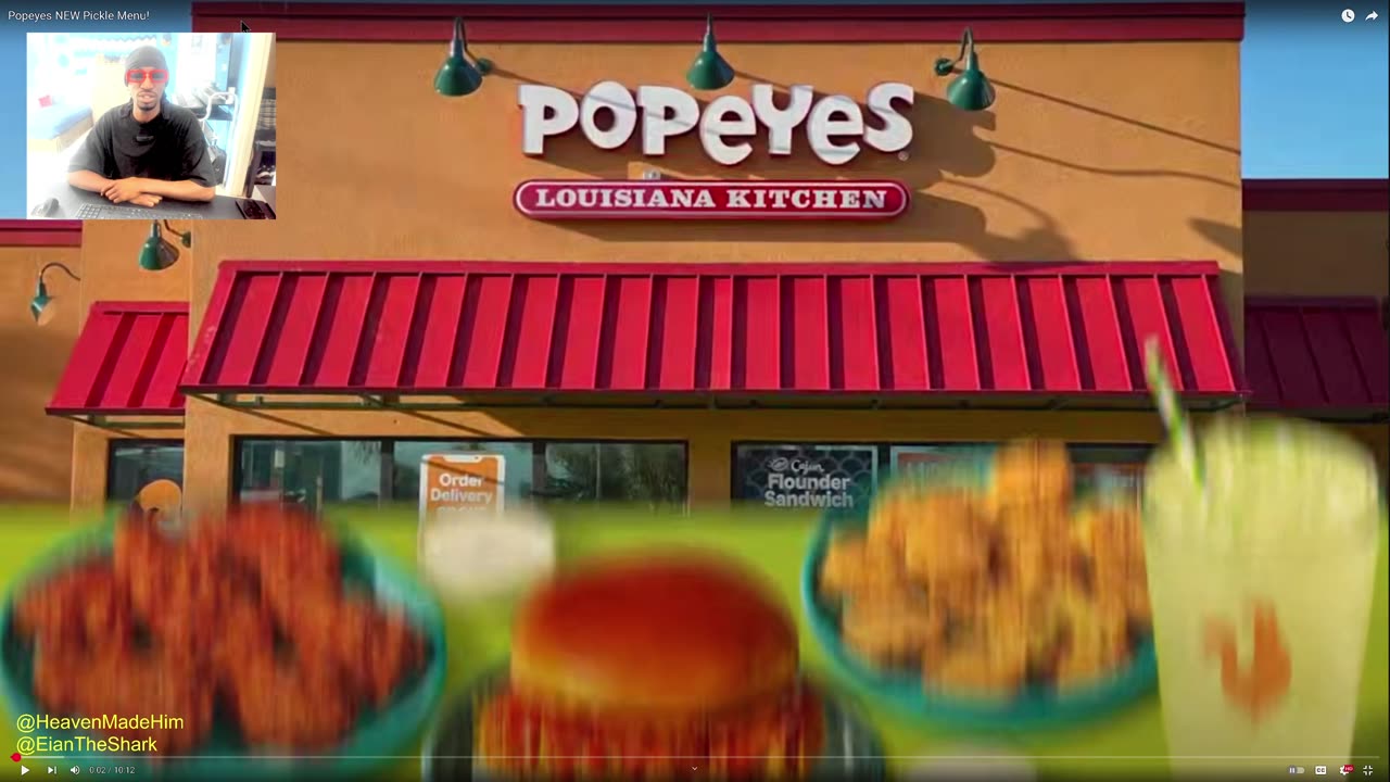 Jake Webber Live Popeyes NEW Pickle Menu Reaction