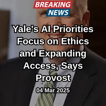 Yale's AI Priorities Focus on Ethics and Expanding Access, Says Provos