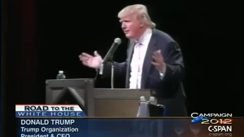 TRUMP 2012 "IT'S THE MESSENGER"