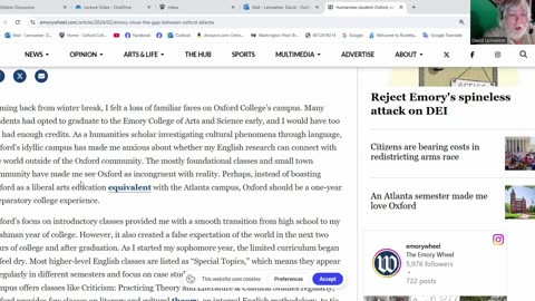 Asian Student Trashes English Lit Departments