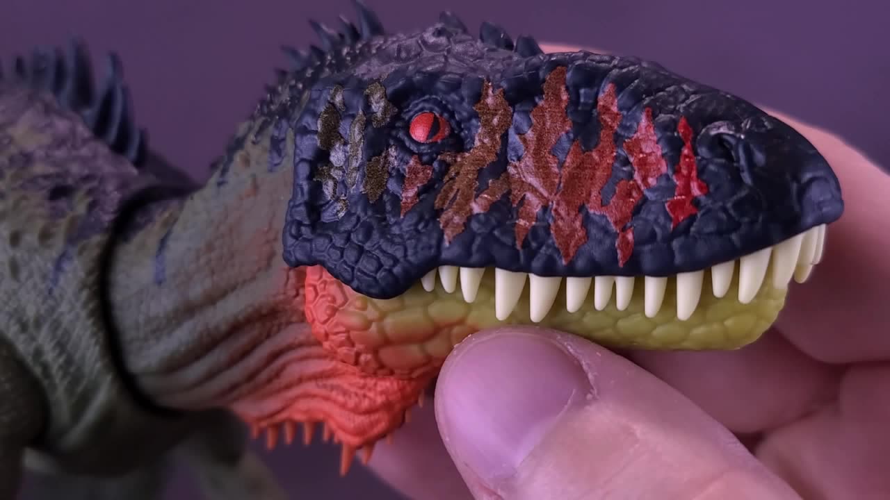 Mattel Jurassic World Rebirth Gigantic Thrashers Tyrannotitan Dinosaur Toy Review