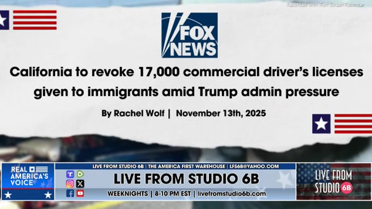 CA REVOKES 17000 CCL's - WORD IS TX GIVING ILLEGALS CCLS ALSO - 4 mins.