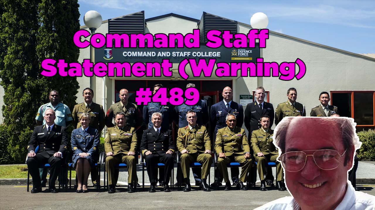 Command Staff Statement (Warning) #489 - Bill Cooper
