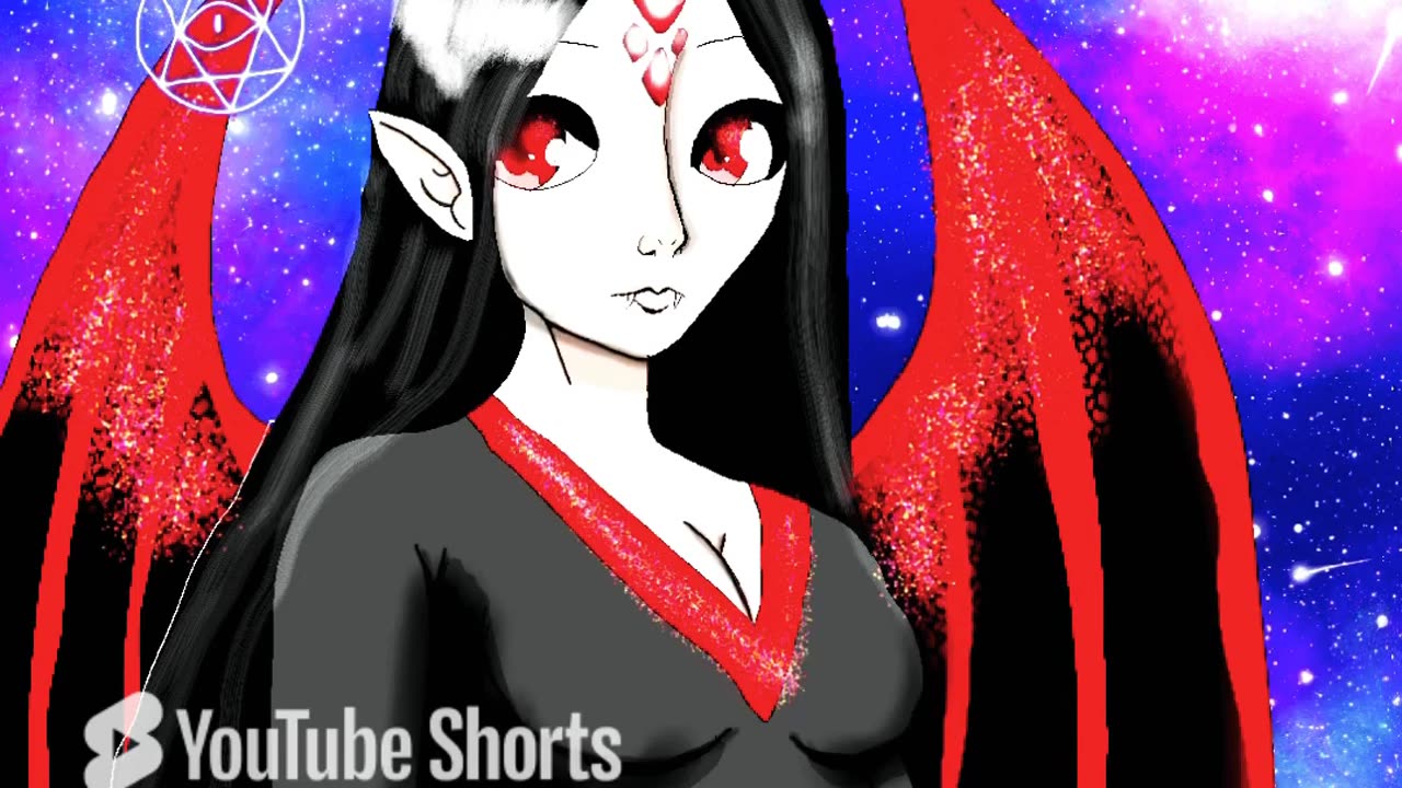 Oc speedpaint nuclear the vampire god