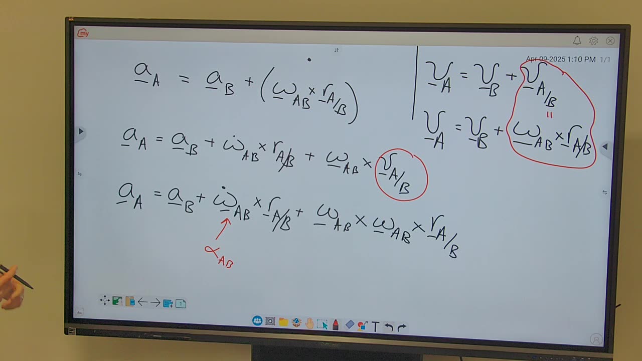 Dynamics: Relative Angular Velocity and Acceleration