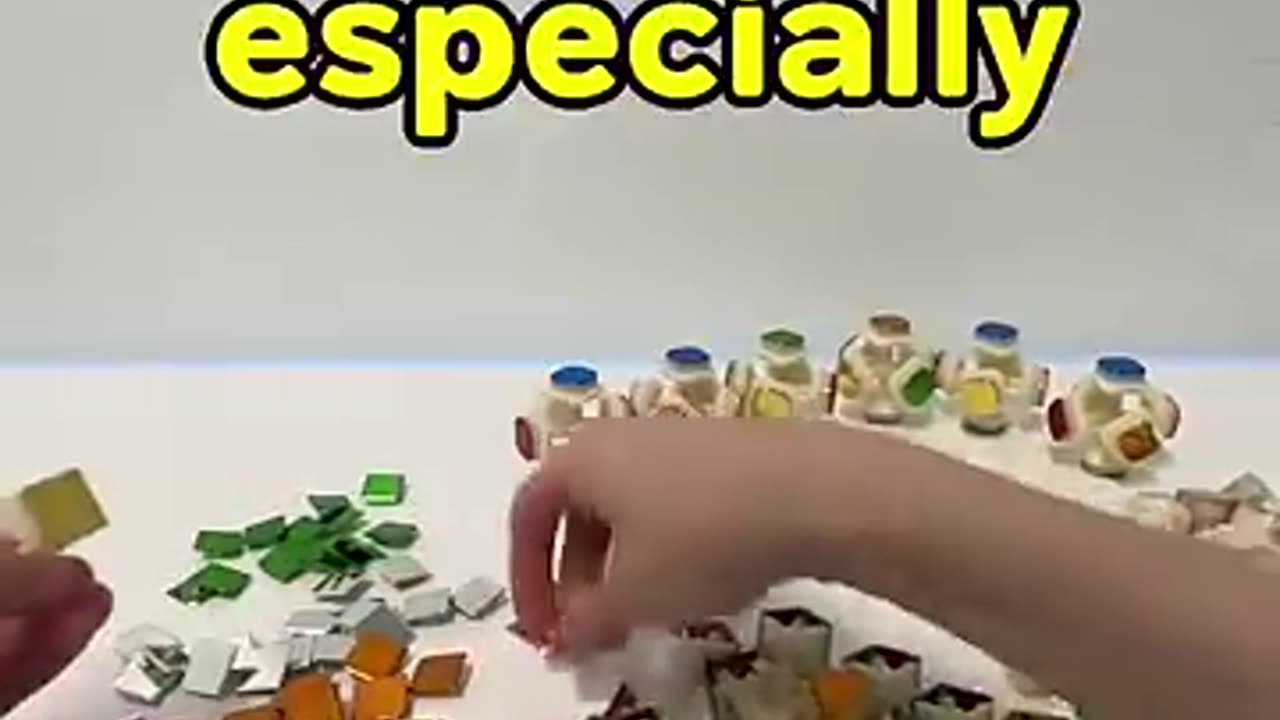 Making 6 shiny cubes into….