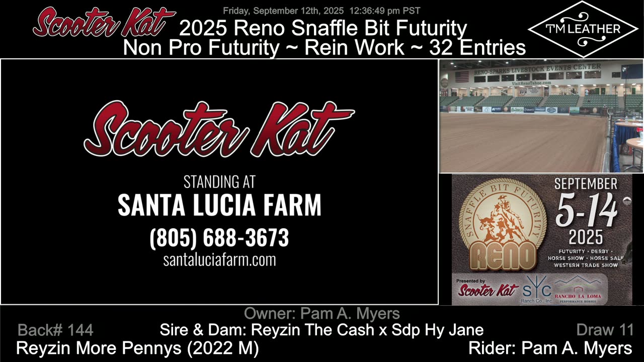 2025 Reno Snaffle Bit Futurity ~ Friday