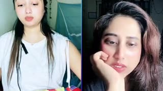 beautiful two girls pk live show mausa Kaise kis karte hain yaar