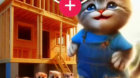 A Poor Cat walking on Road