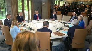 President Donald Trump at G7 Session I