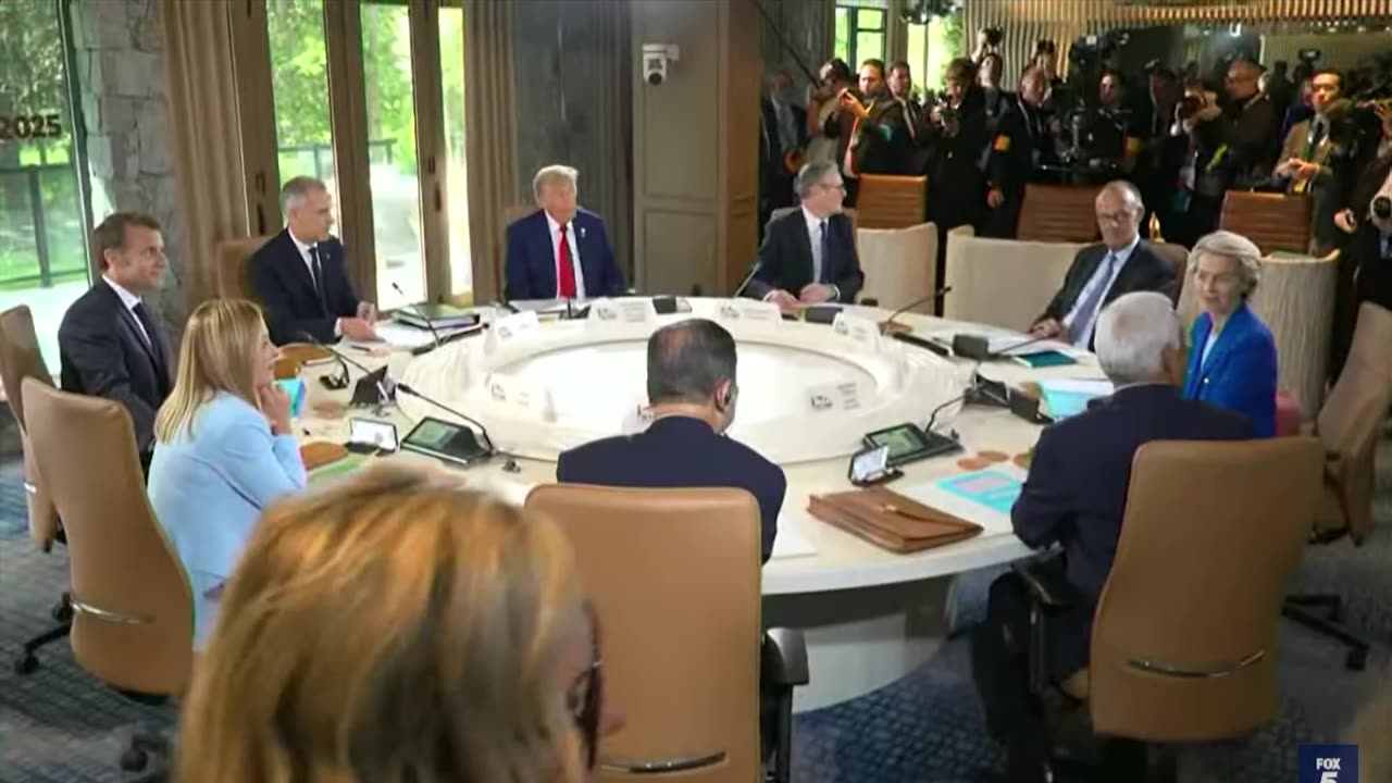 President Donald Trump at G7 Session I
