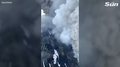Fears of tsunami as Russian volcano erupts for first time in 600 YEARS after huge quake