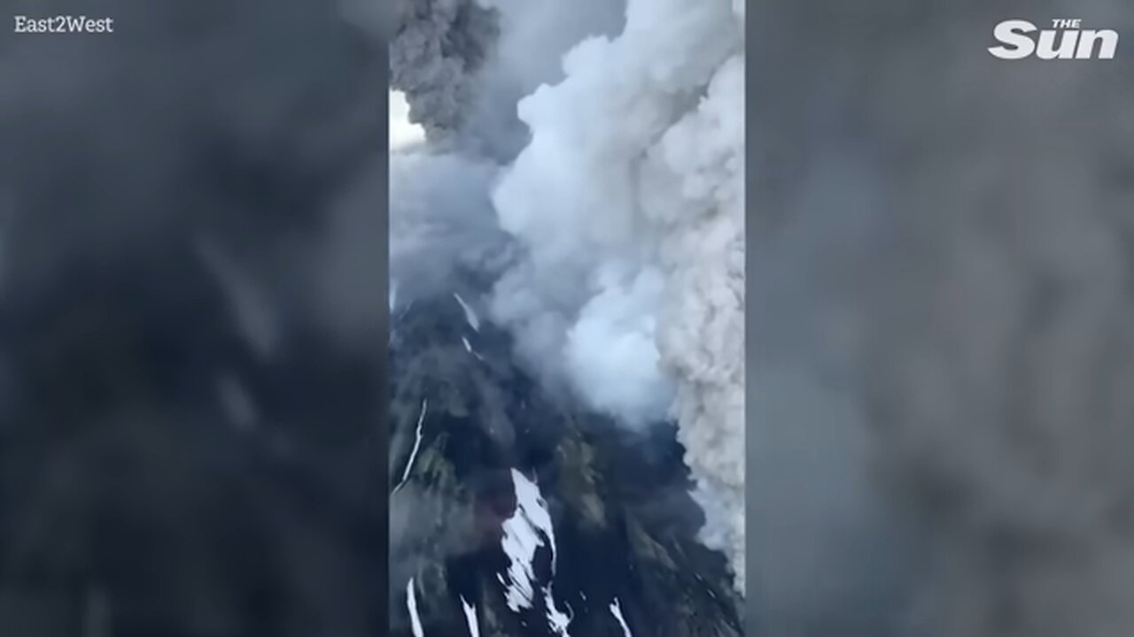 Fears of tsunami as Russian volcano erupts for first time in 600 YEARS after huge quake